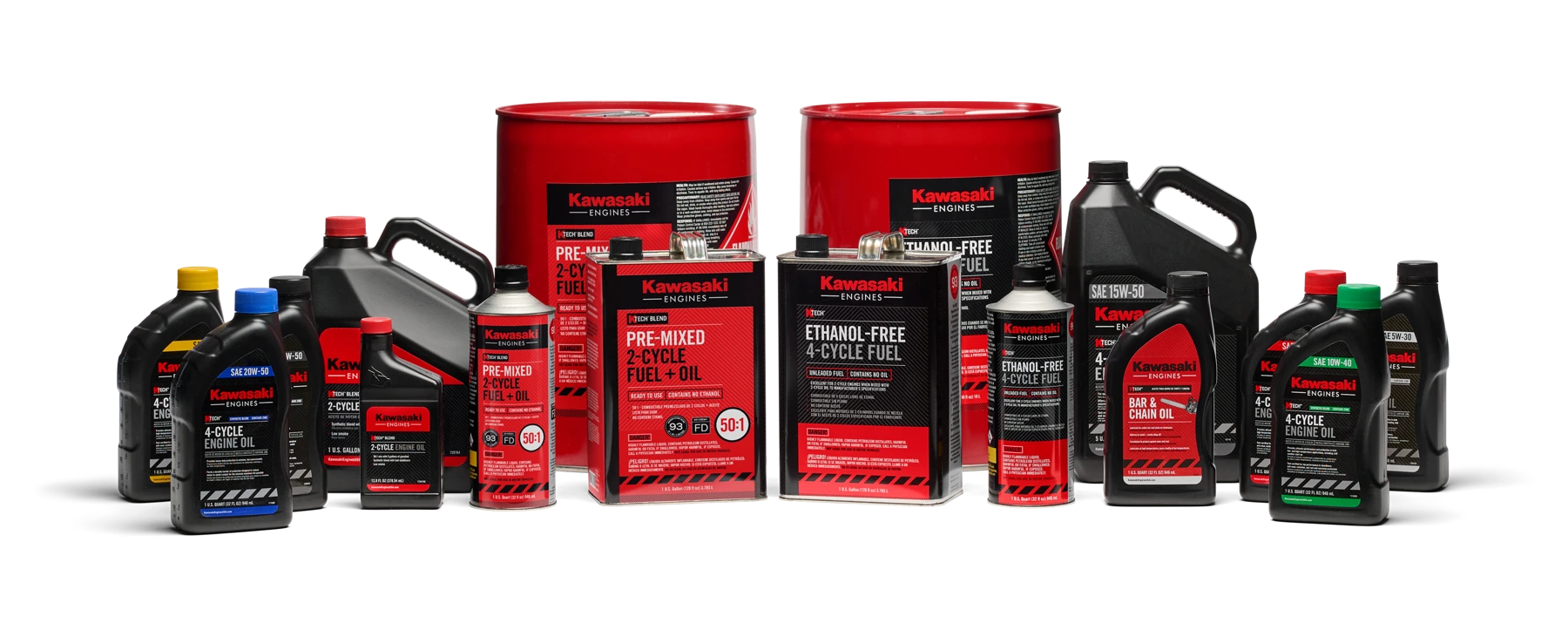 Representative KTECH oil and fuel range