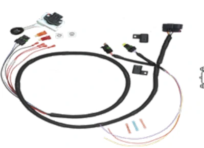 EFI wire harness kit — left-side throttle bracket