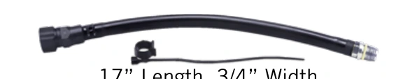 Flexible oil drain hose